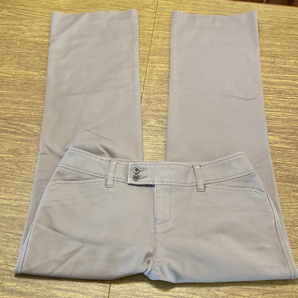 Tan Eddie Bauer Vashon Fit Stretch Dress Pants Slacks Trousers Size 6